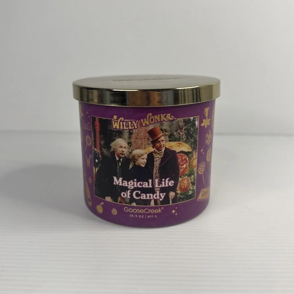 Goose Creek Willy Wonka Magical Life of Candy Candle 3 Wick New Fruity Candy